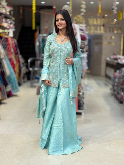 PARTY WEAR FUL TILLA WORK BROKET JAFFA