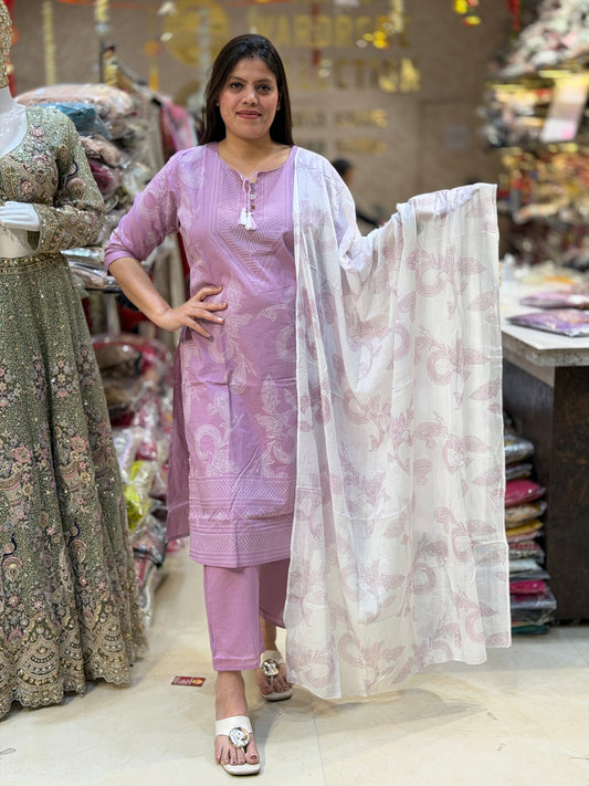 PURE COTTON BANDEJ DESIGN SUIT