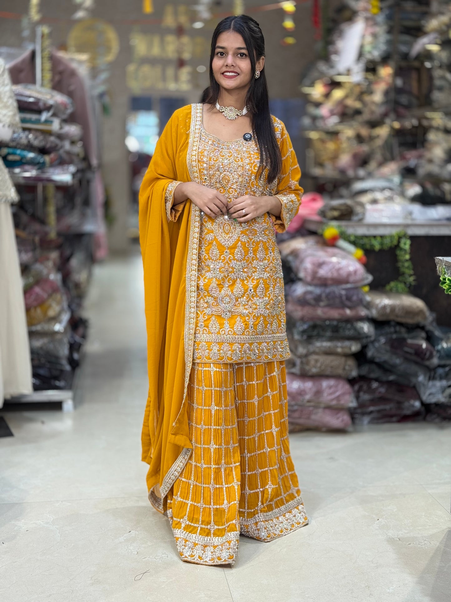 HALDI SPECIAL HEAVY SHRARA SUIT