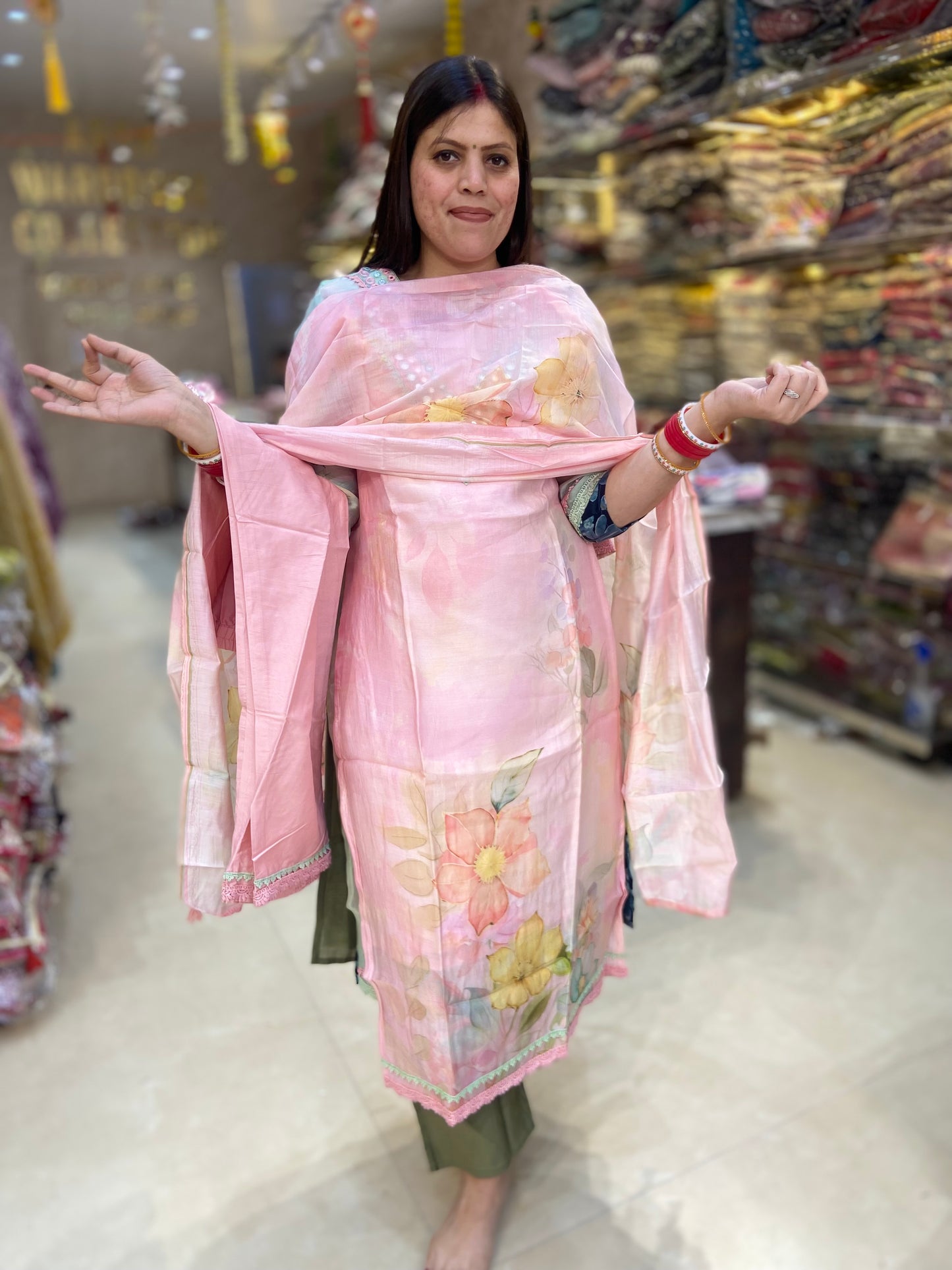 PURE CREPE DESIGNER SUIT