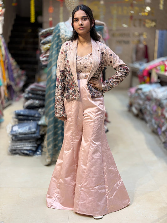 PARTY WEAR 3PC BLAZER DRESS