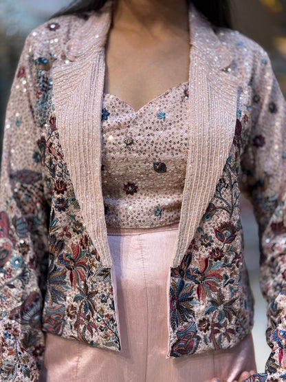 PARTY WEAR 3PC BLAZER DRESS