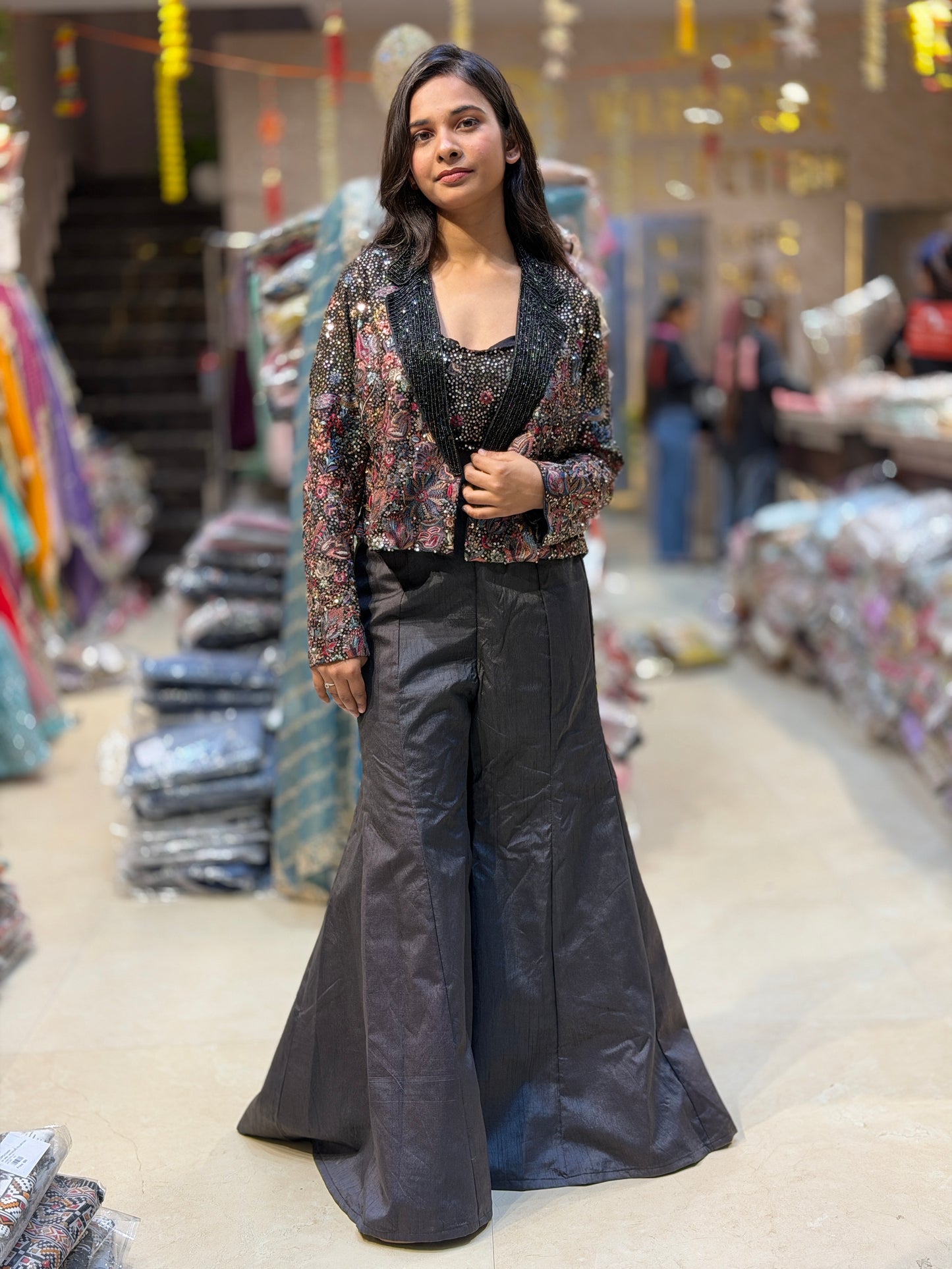 PARTY WEAR 3PC BLAZER DRESS