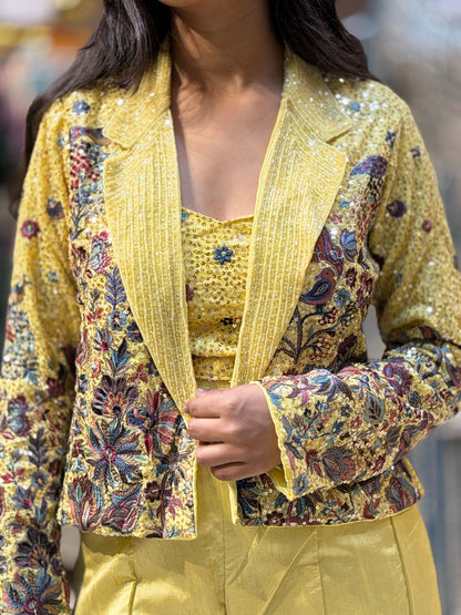 PARTY WEAR 3PC BLAZER DRESS