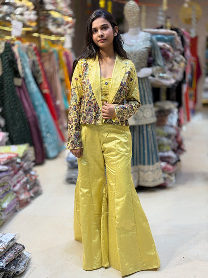 PARTY WEAR 3PC BLAZER DRESS