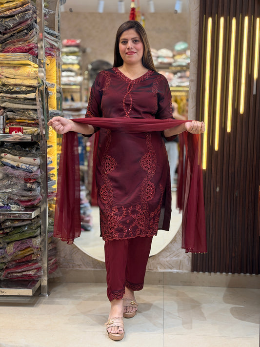 Pure Silk Party Wear Article For Sargi and  Karwachauth