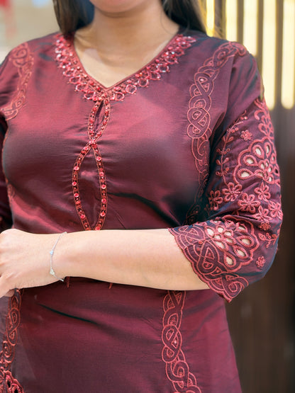 Pure Silk Party Wear Article For Sargi and  Karwachauth