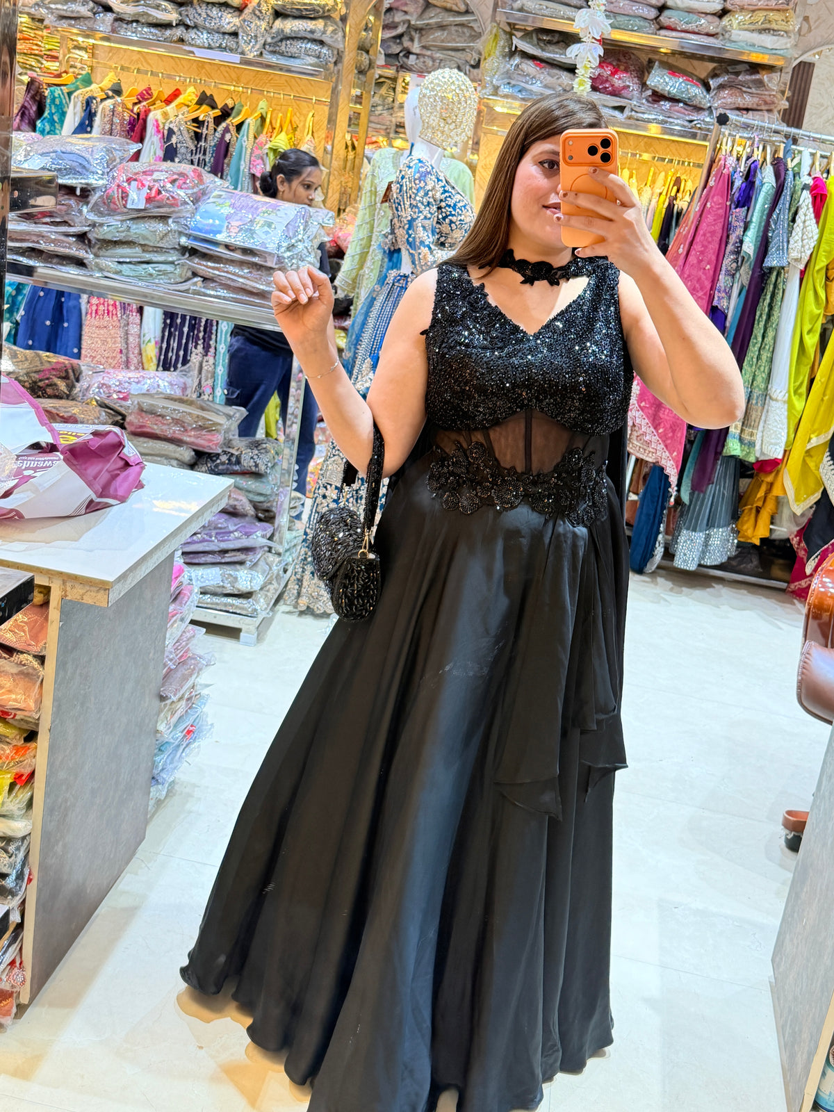 BLACKISH HANDWORK PREMIUM COCTAIL GOWN