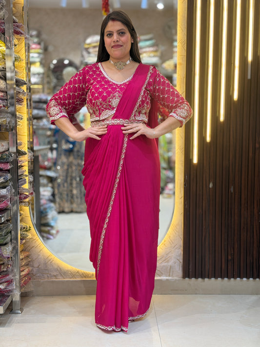 HOT PINK PREMIUM SILK