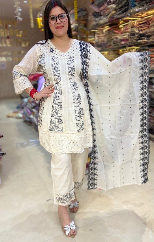 PURE CHIKEN PEMPLUM DESIGN SUIT