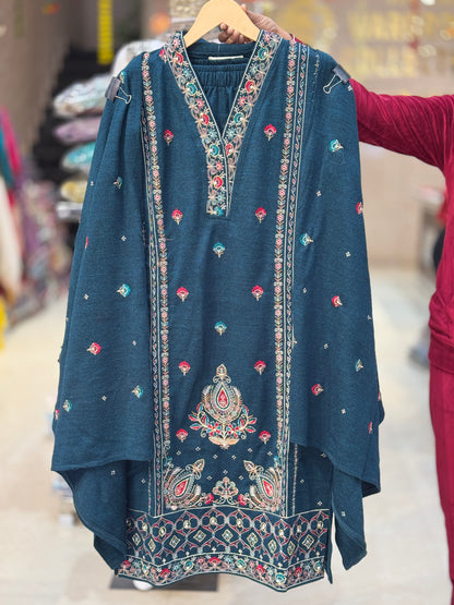 DAFFODIL WOLLEN EMBROIDRY SUIT