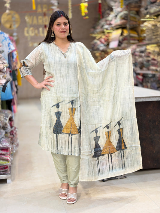 TRIBAL LADIES ART DESIGNER SUIT