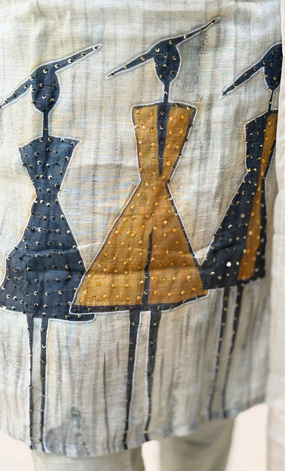 TRIBAL LADIES ART DESIGNER SUIT