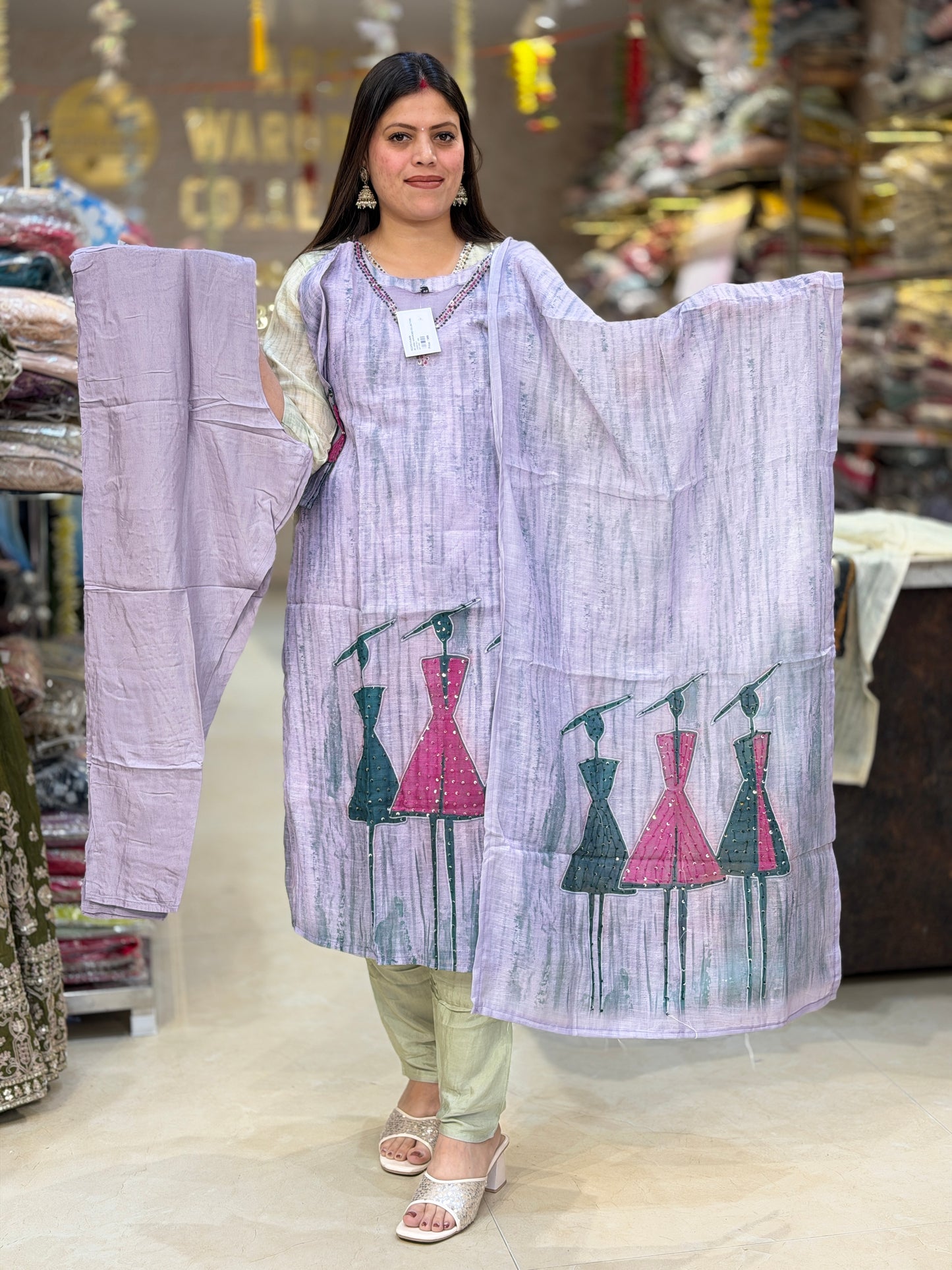 TRIBAL LADIES ART DESIGNER SUIT