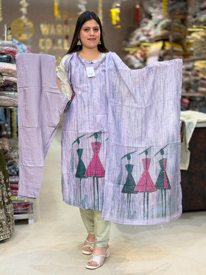 TRIBAL LADIES ART DESIGNER SUIT