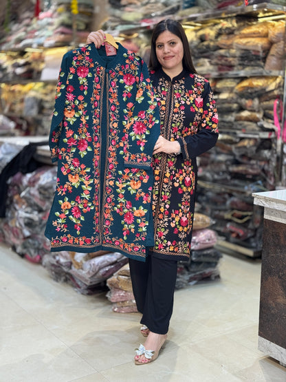 MULTI THREAD WORK INER WITH SHRUG CORDSET