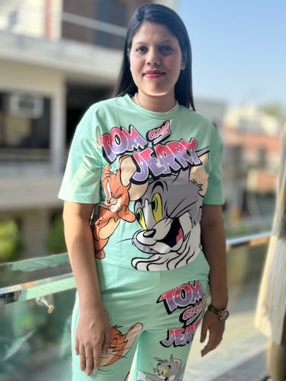 Tom and Jerry Print Cordset