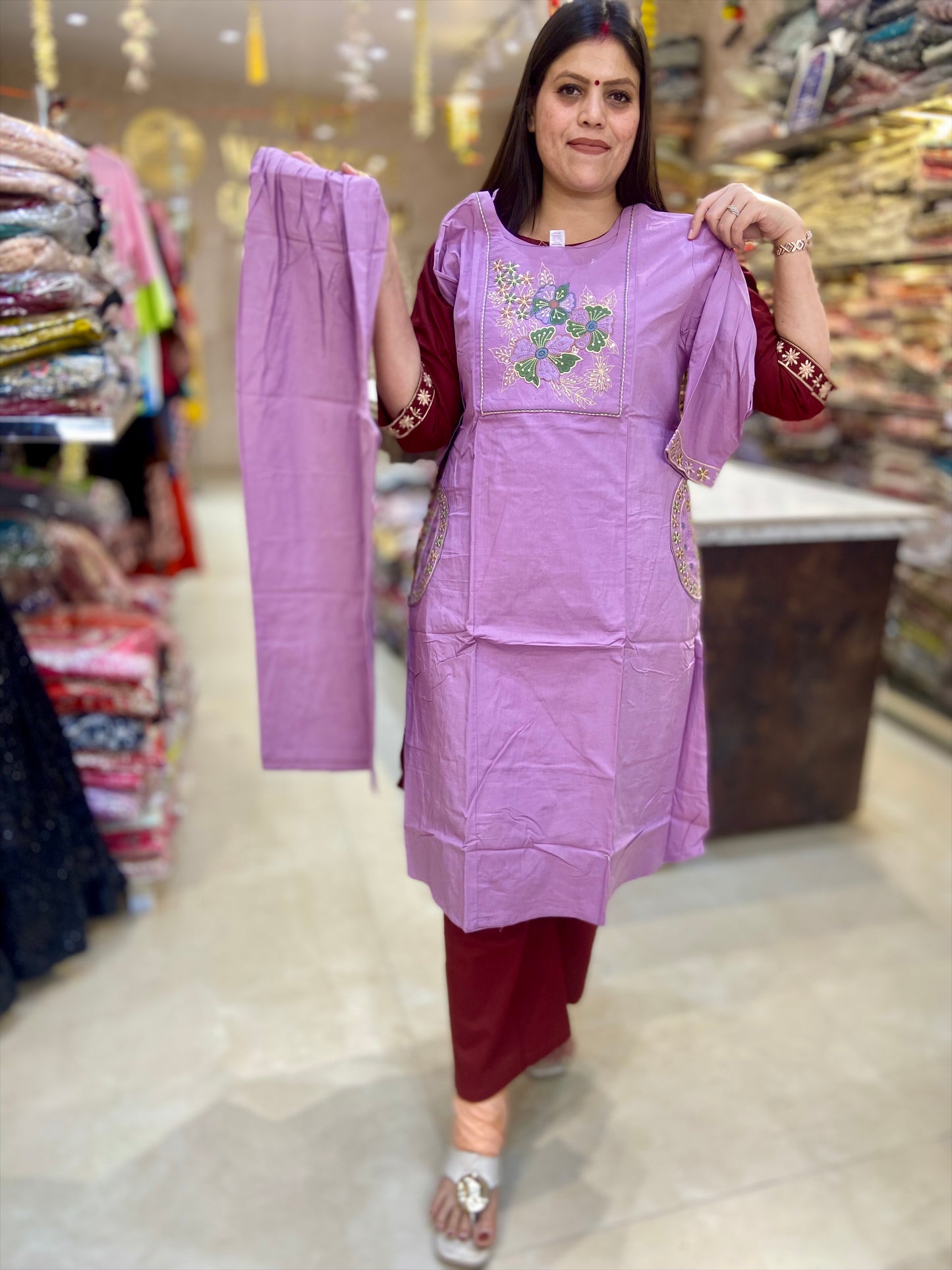 PURE DABU COTTON WITH POKET CORDSET
