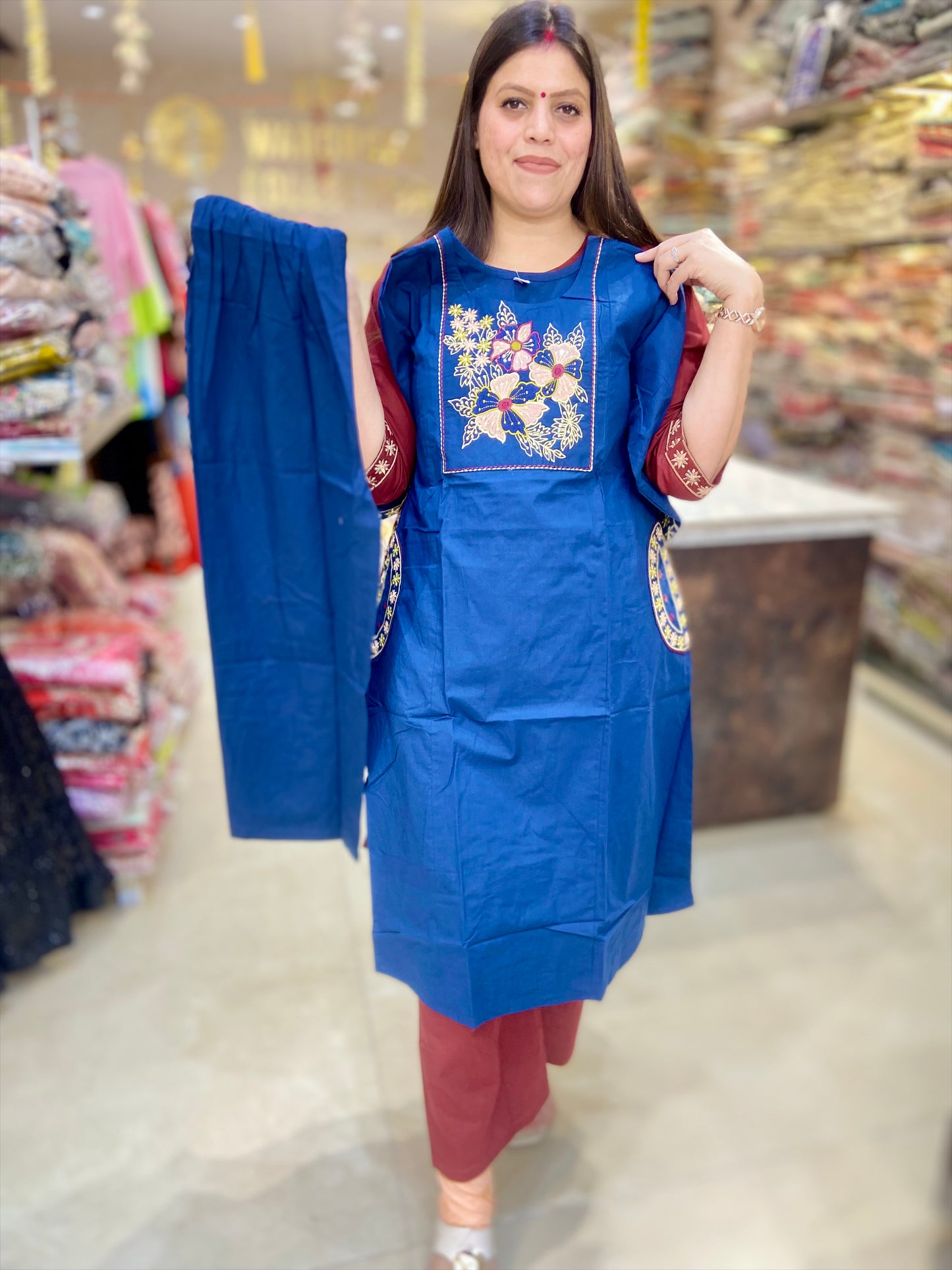 PURE DABU COTTON WITH POKET CORDSET