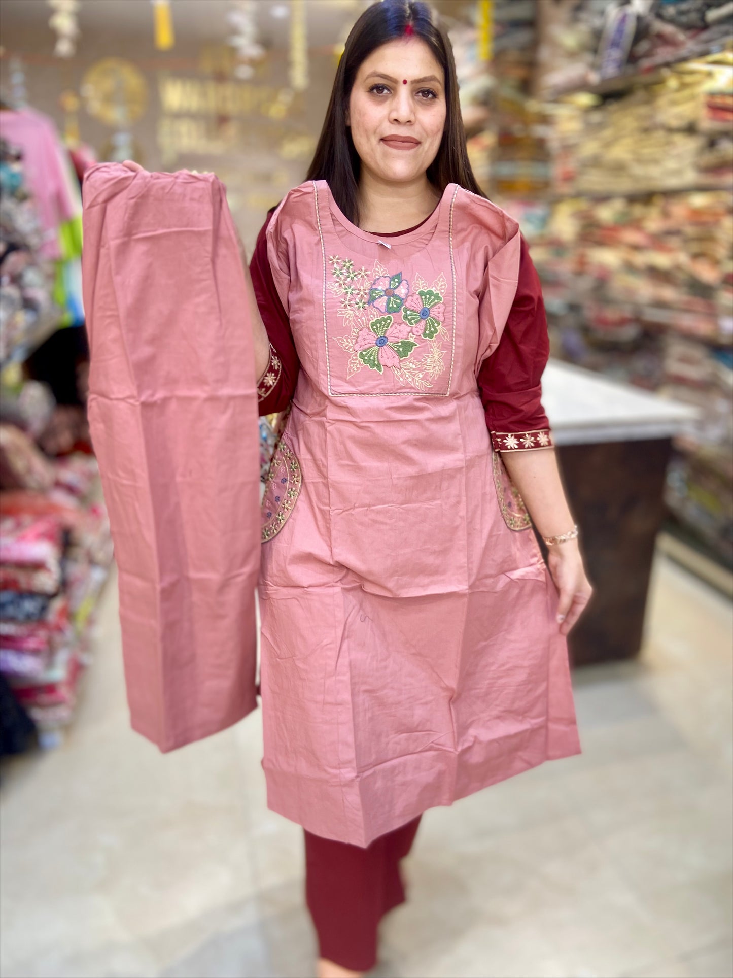 PURE DABU COTTON WITH POKET CORDSET