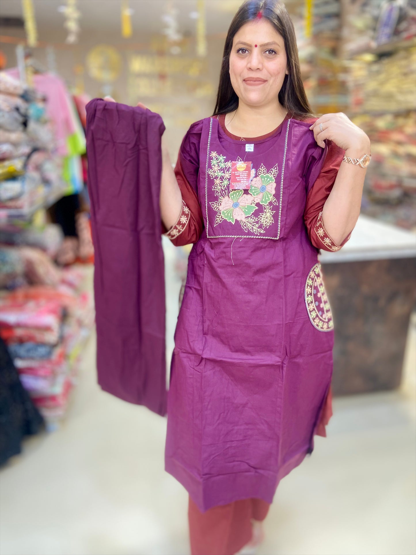 PURE DABU COTTON WITH POKET CORDSET