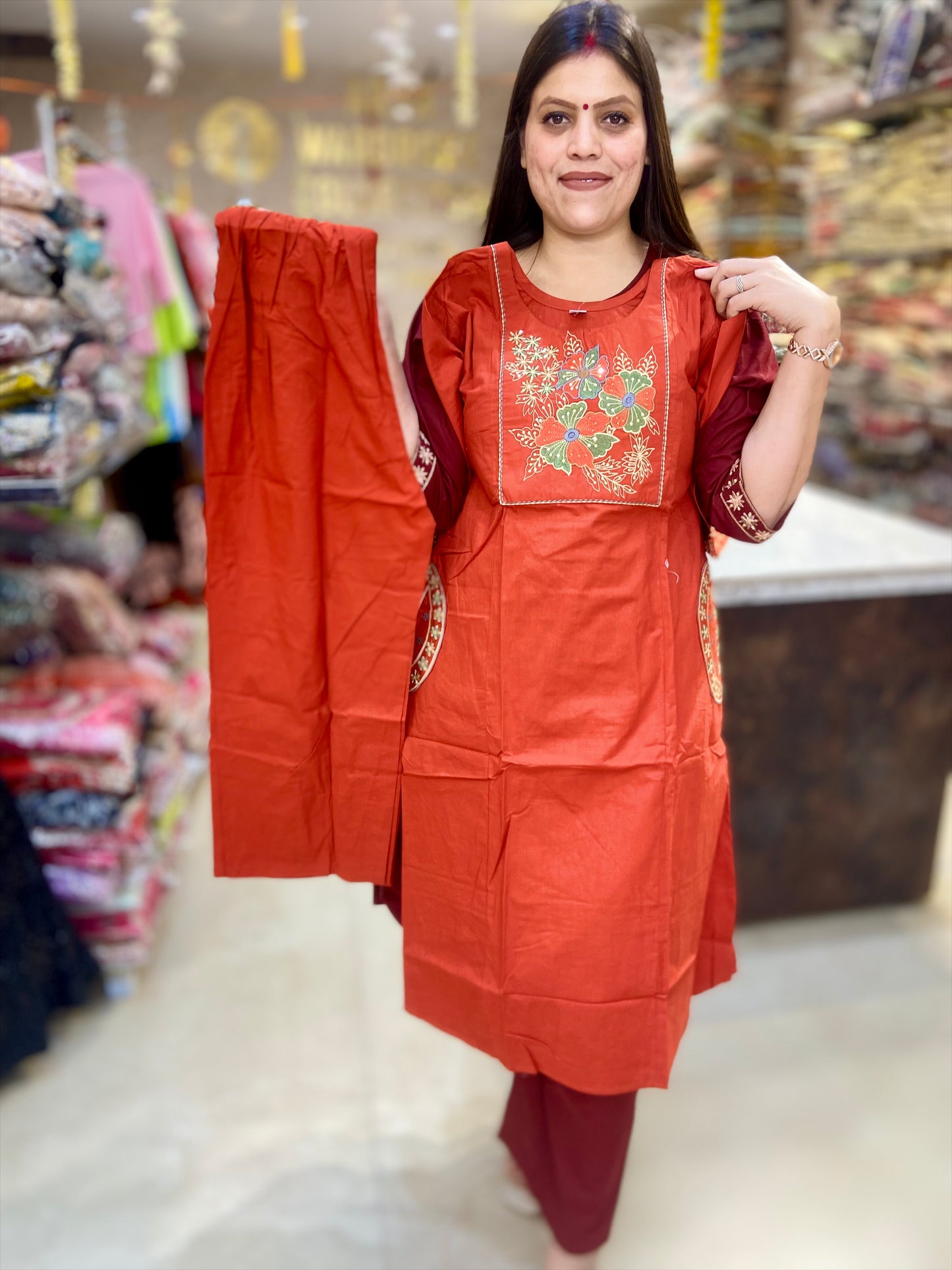 PURE DABU COTTON WITH POKET CORDSET