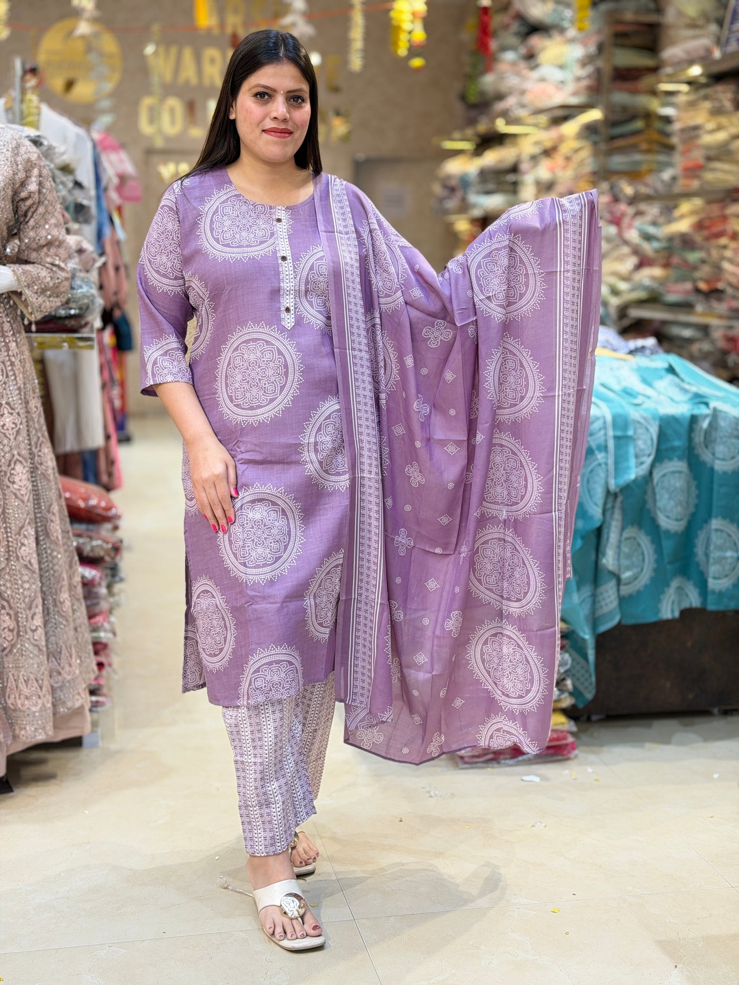 COTTON BATIK PRINT SUIT(DESIGN NO-2)