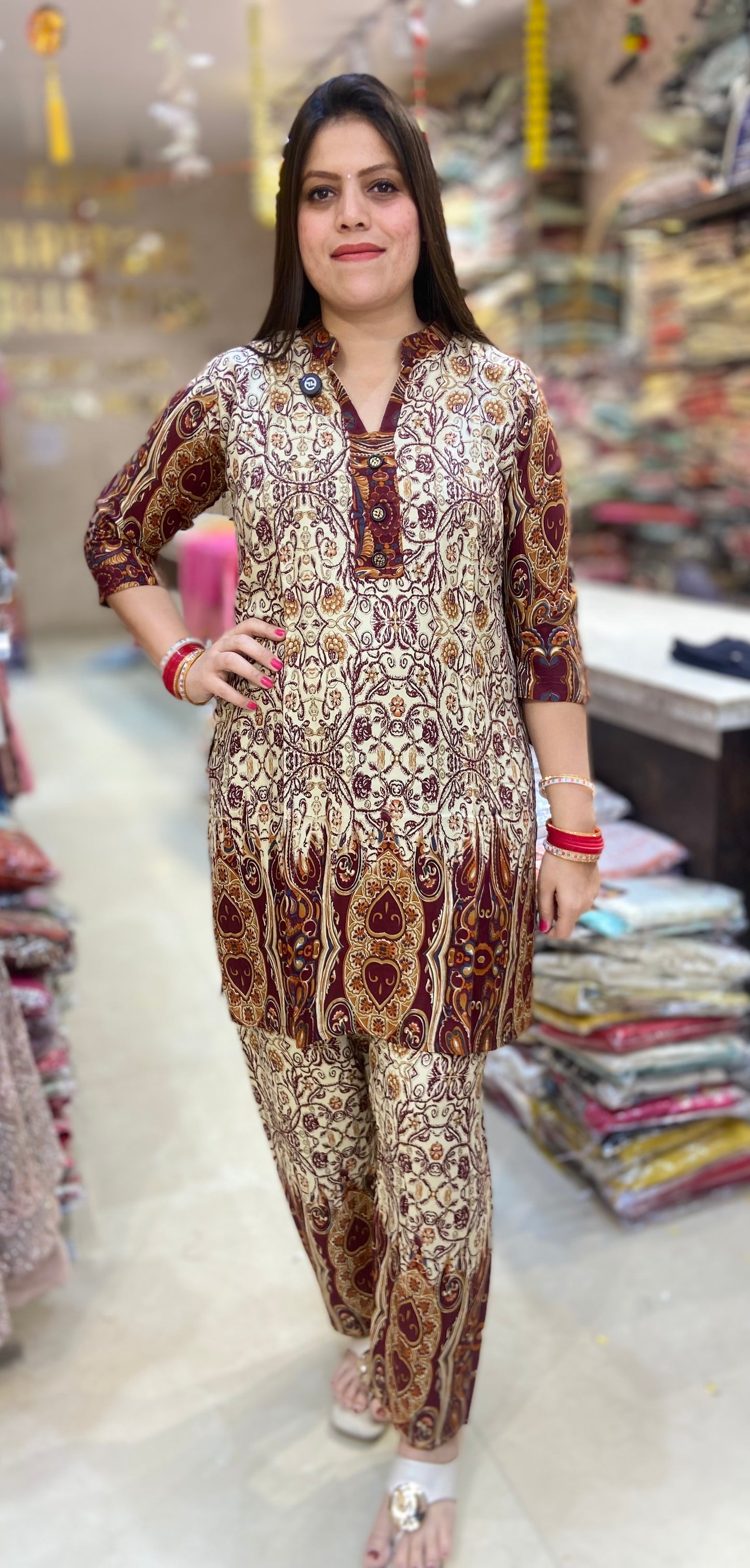 PURE COTTON BEAUTIFUL DESIGN CORDSET(RK NO-1)