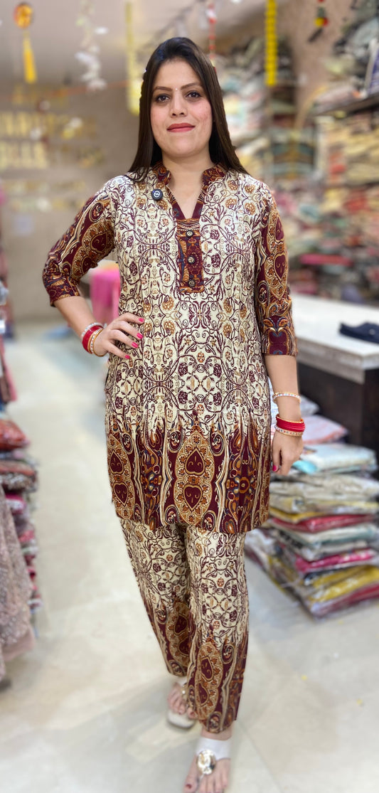 PURE COTTON BEAUTIFUL DESIGN CORDSET(RK NO-1)