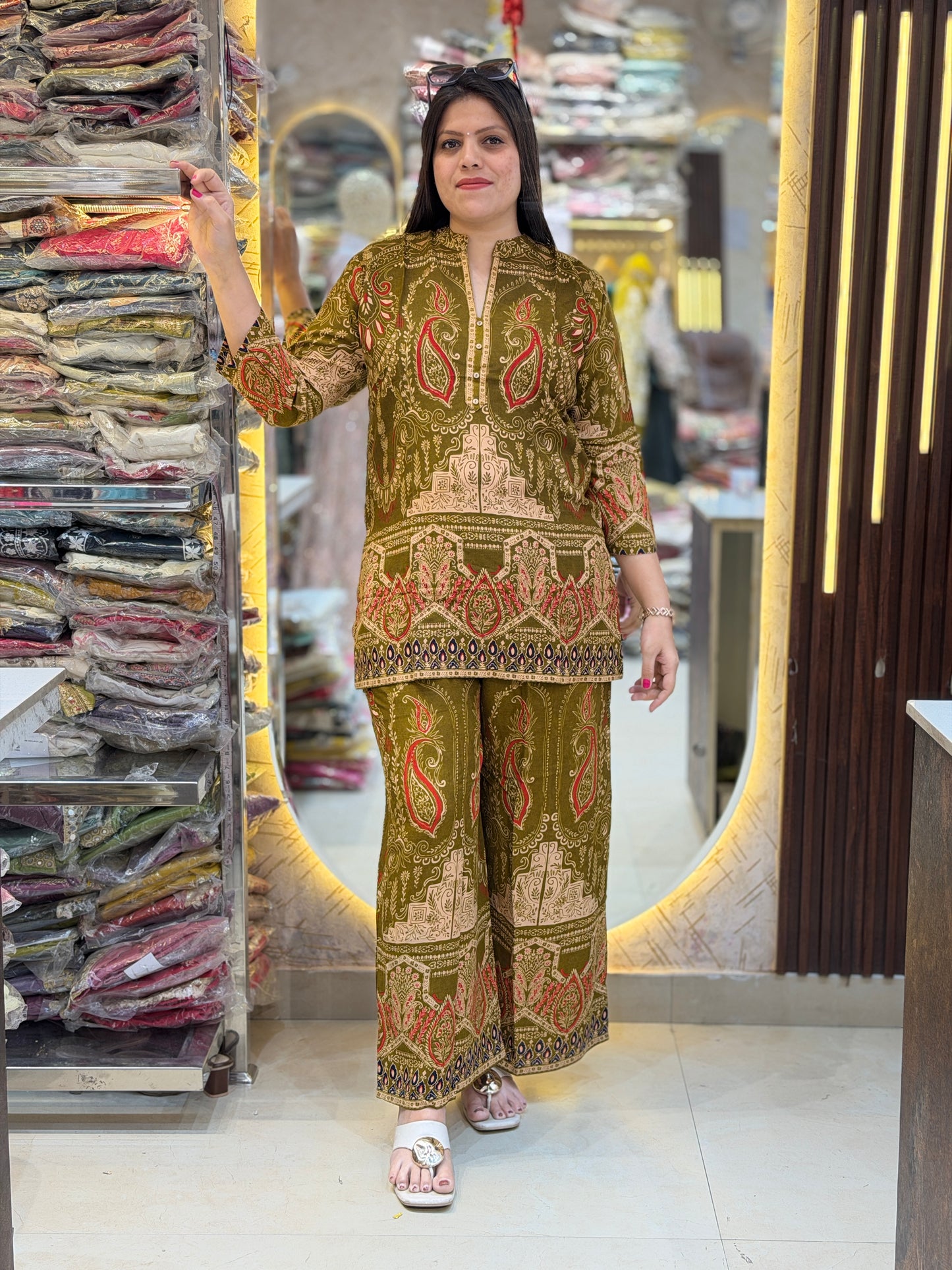 PURE COTTON DESIGNER CORDSET(RK NO-2)