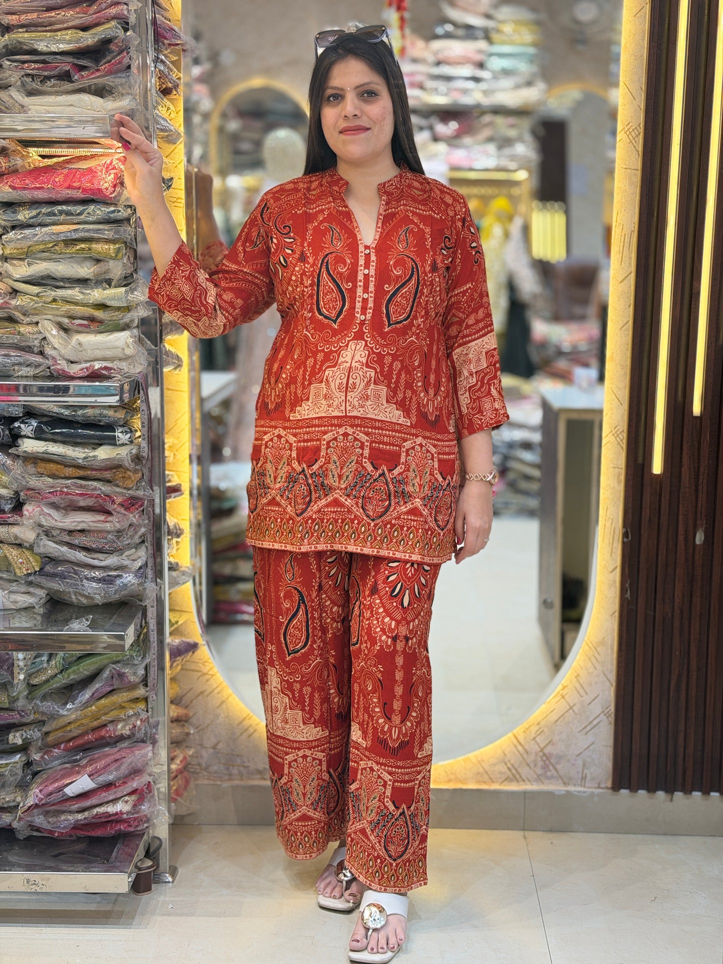 PURE COTTON DESIGNER CORDSET(RK NO-2)