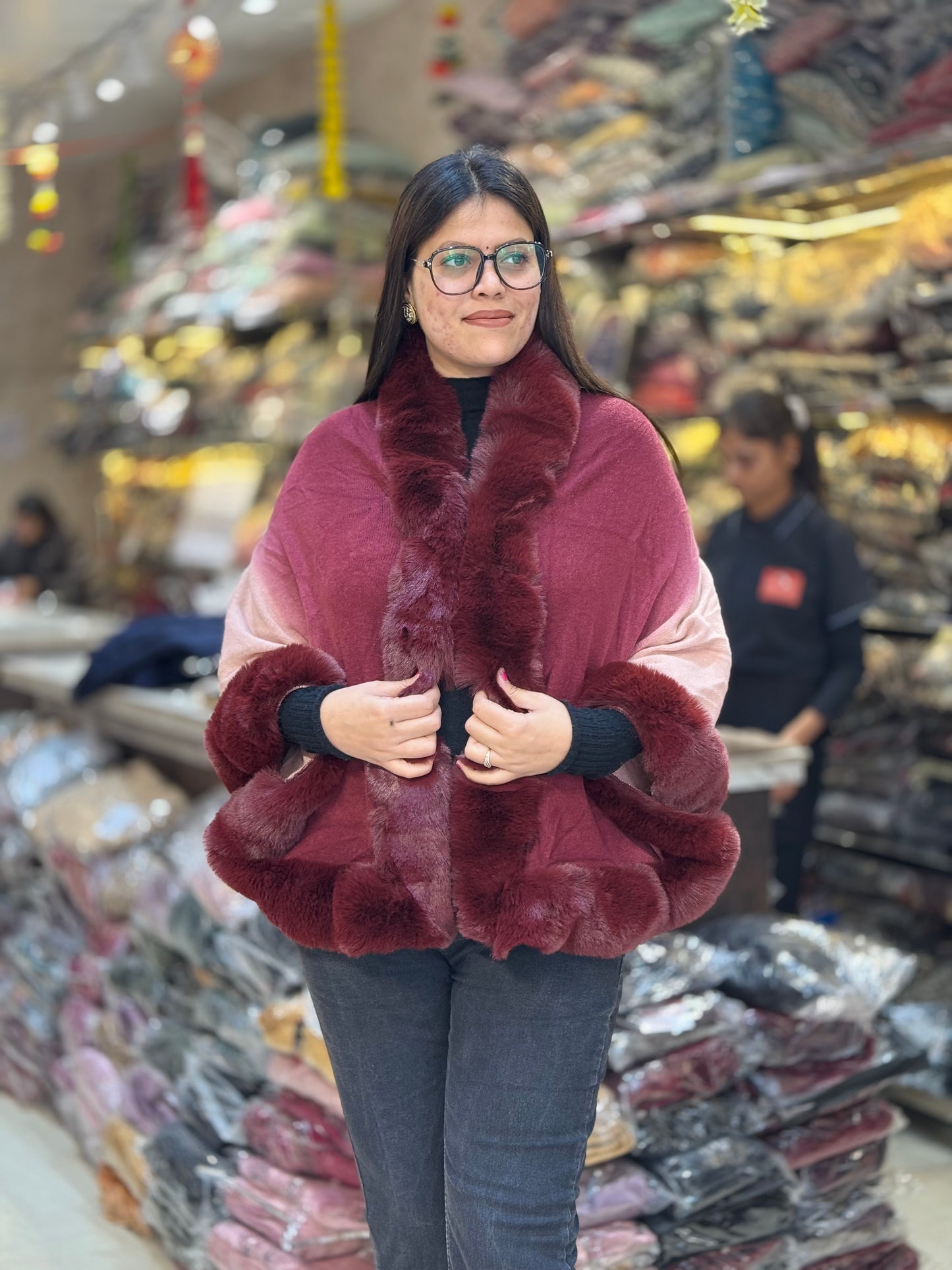 PREMIUM RABBIT WOOL SHAWL