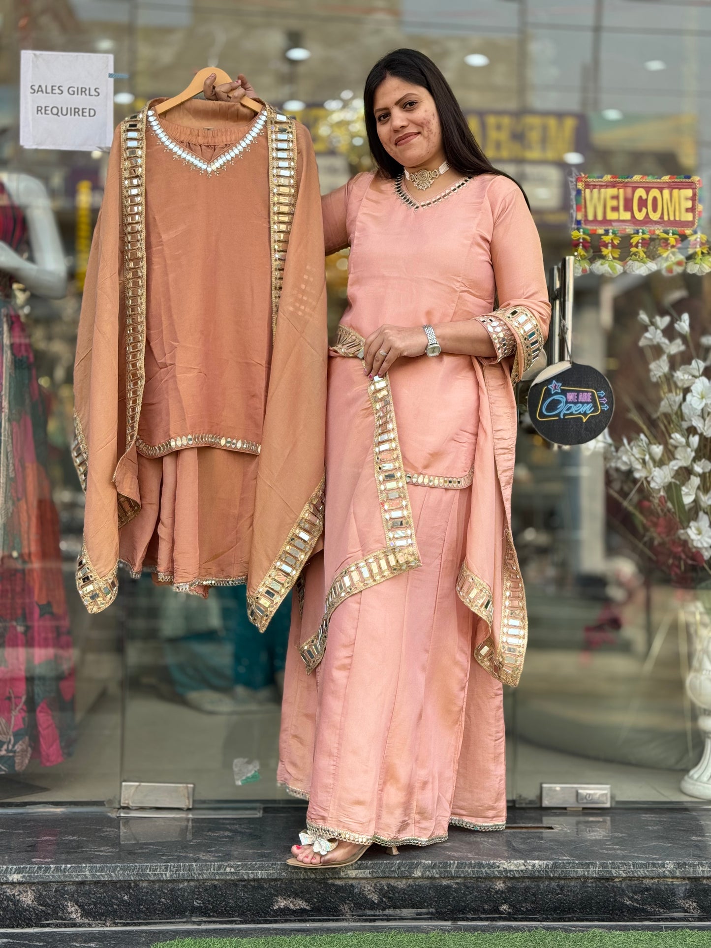 ORIGNAL MIRROR WORK DESIGNER SUIT