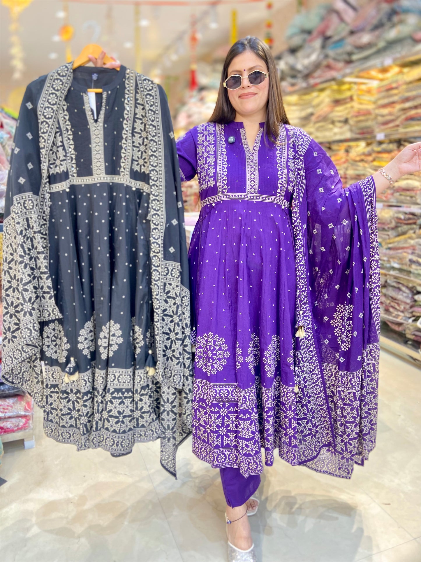 PURE COTTON FULL FLAIR ANARKALI