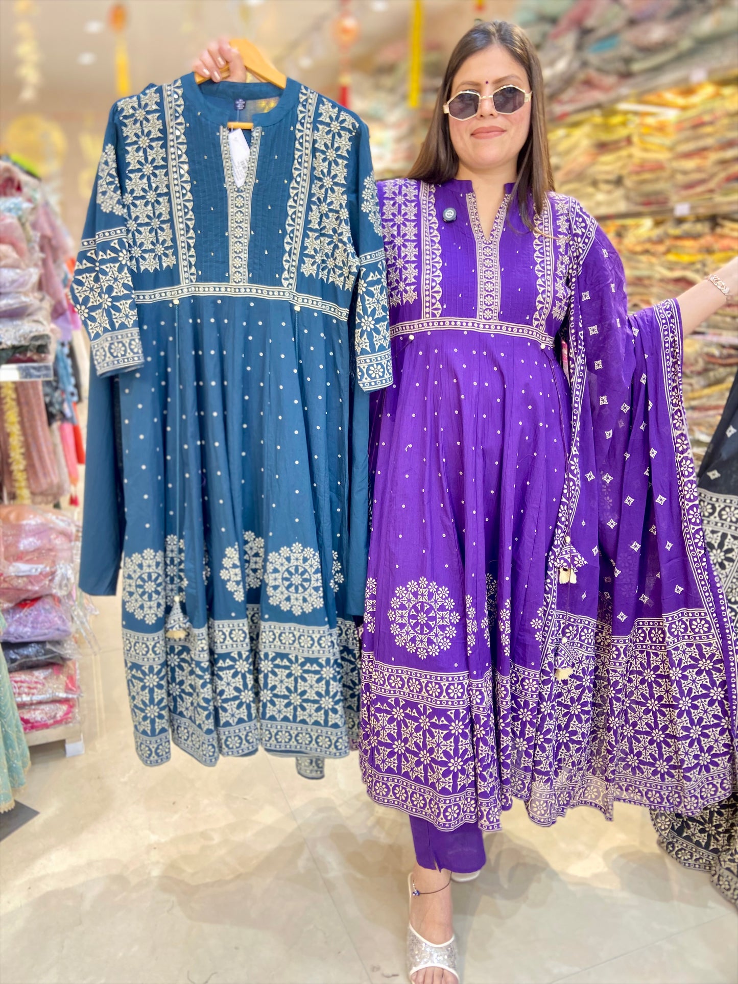 PURE COTTON FULL FLAIR ANARKALI