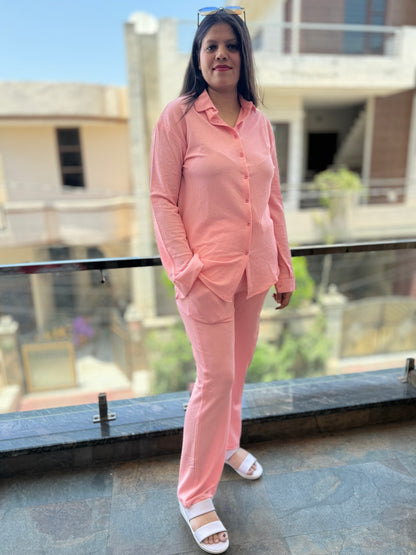 PLAIN CRUSHED COTTON CORD SET (CORD 007)