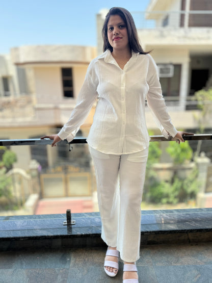 PLAIN CRUSHED COTTON CORD SET (CORD 007)