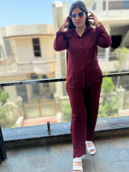 PLAIN CRUSHED COTTON CORD SET (CORD 007)