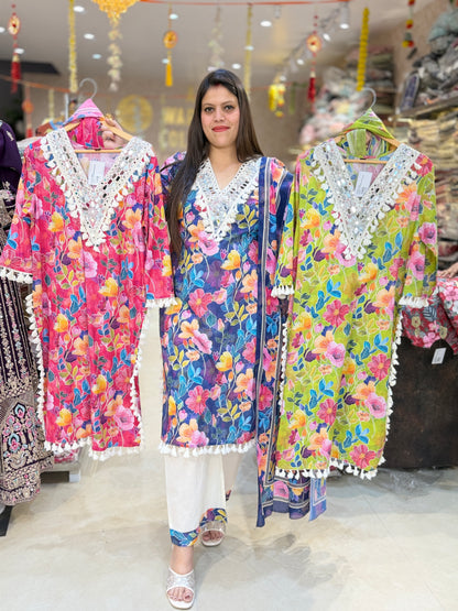 PURE COTTON PAKISTANI DESIGNER SUIT