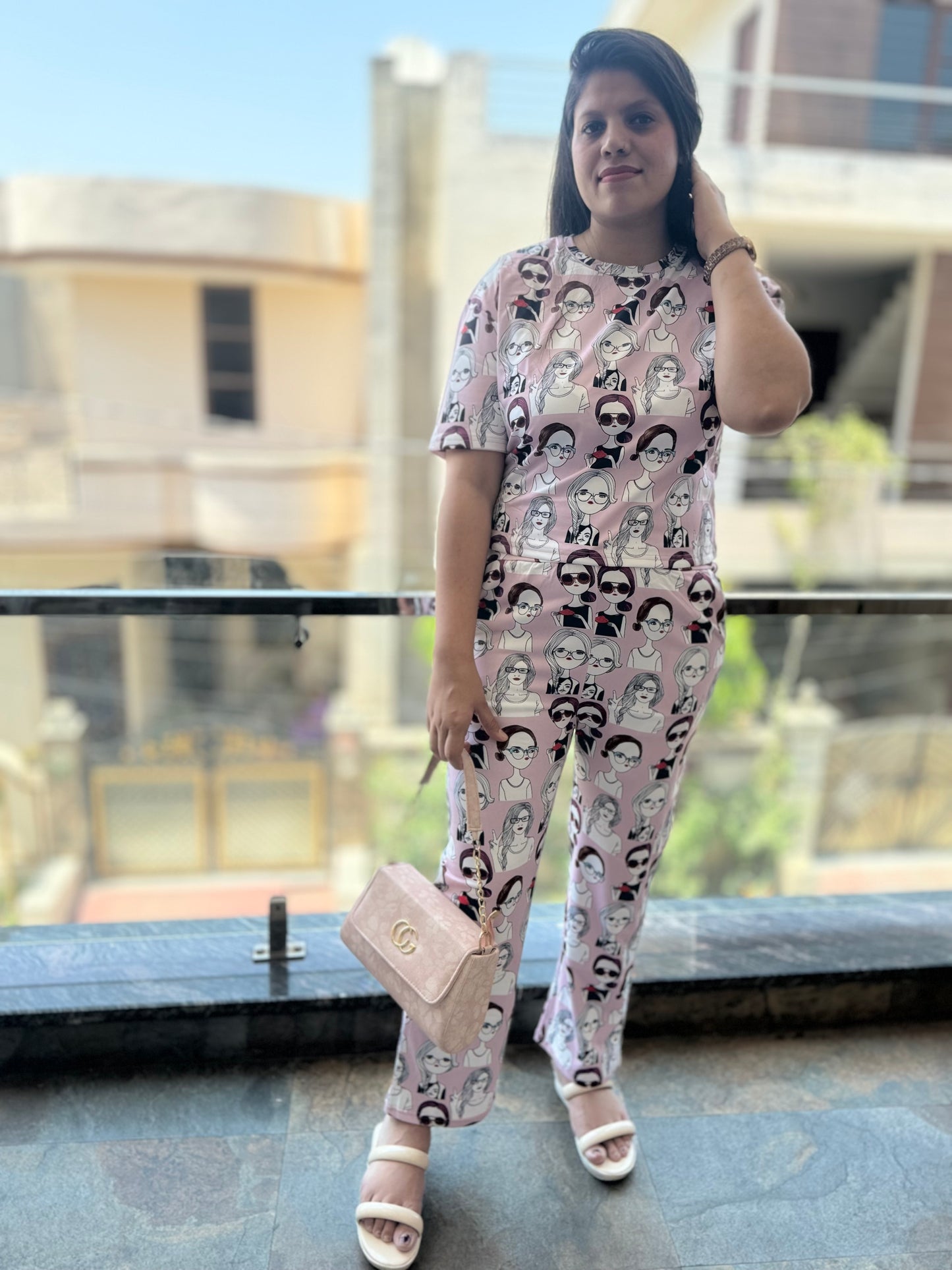 Doll Printed Cordset