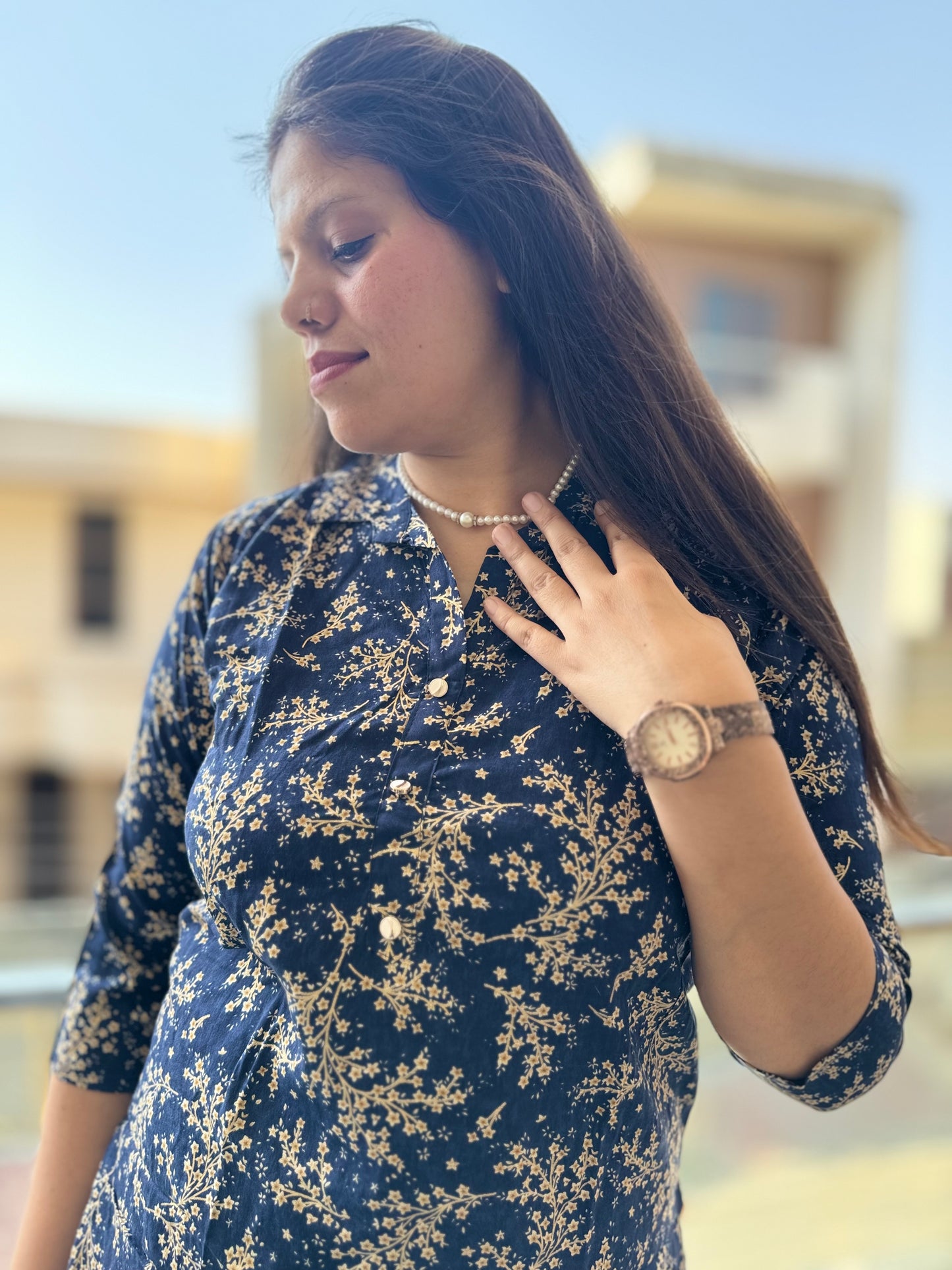 Flower Printed Cord Set (Cord 004)