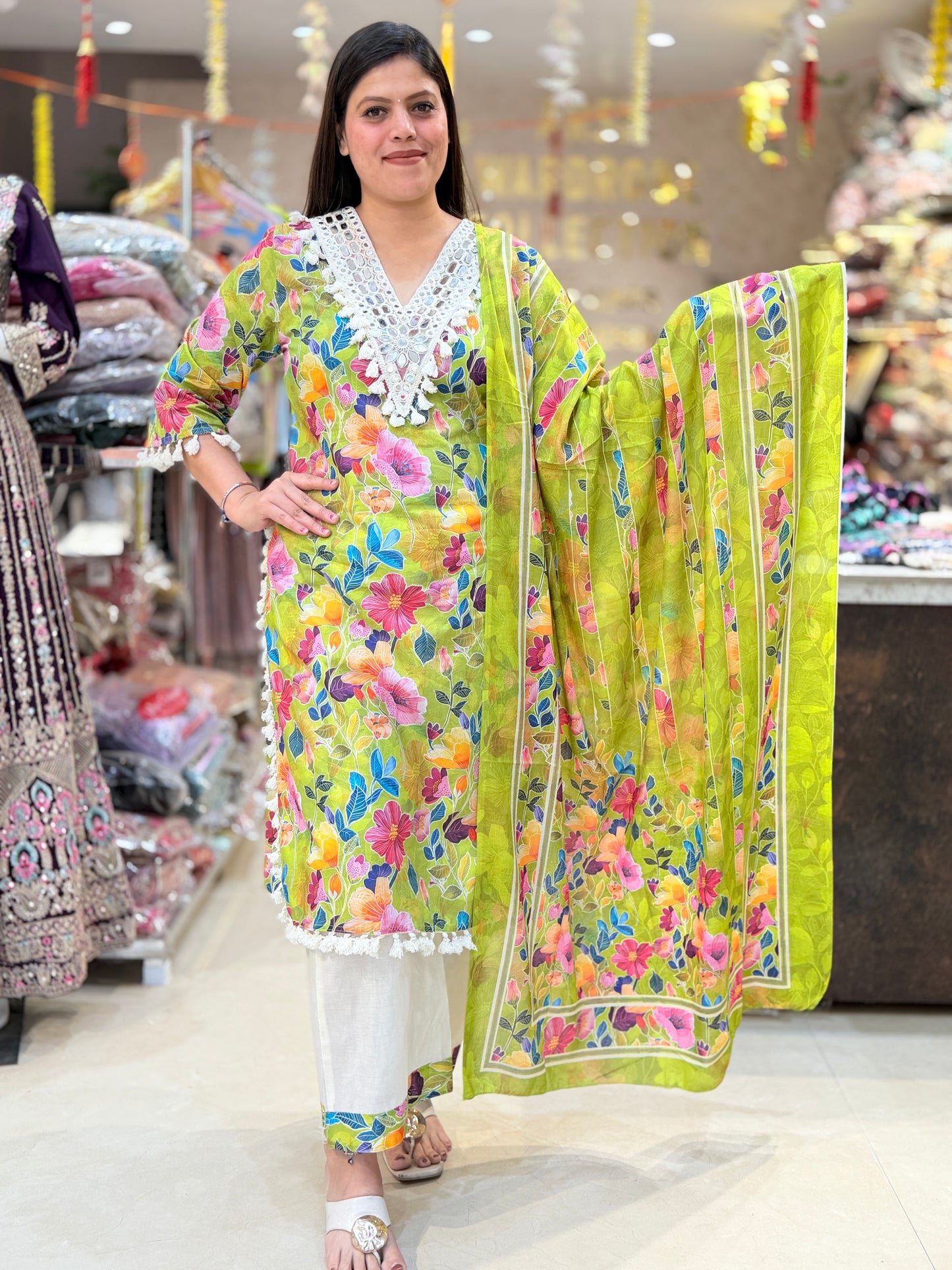 PURE COTTON PAKISTANI DESIGNER SUIT