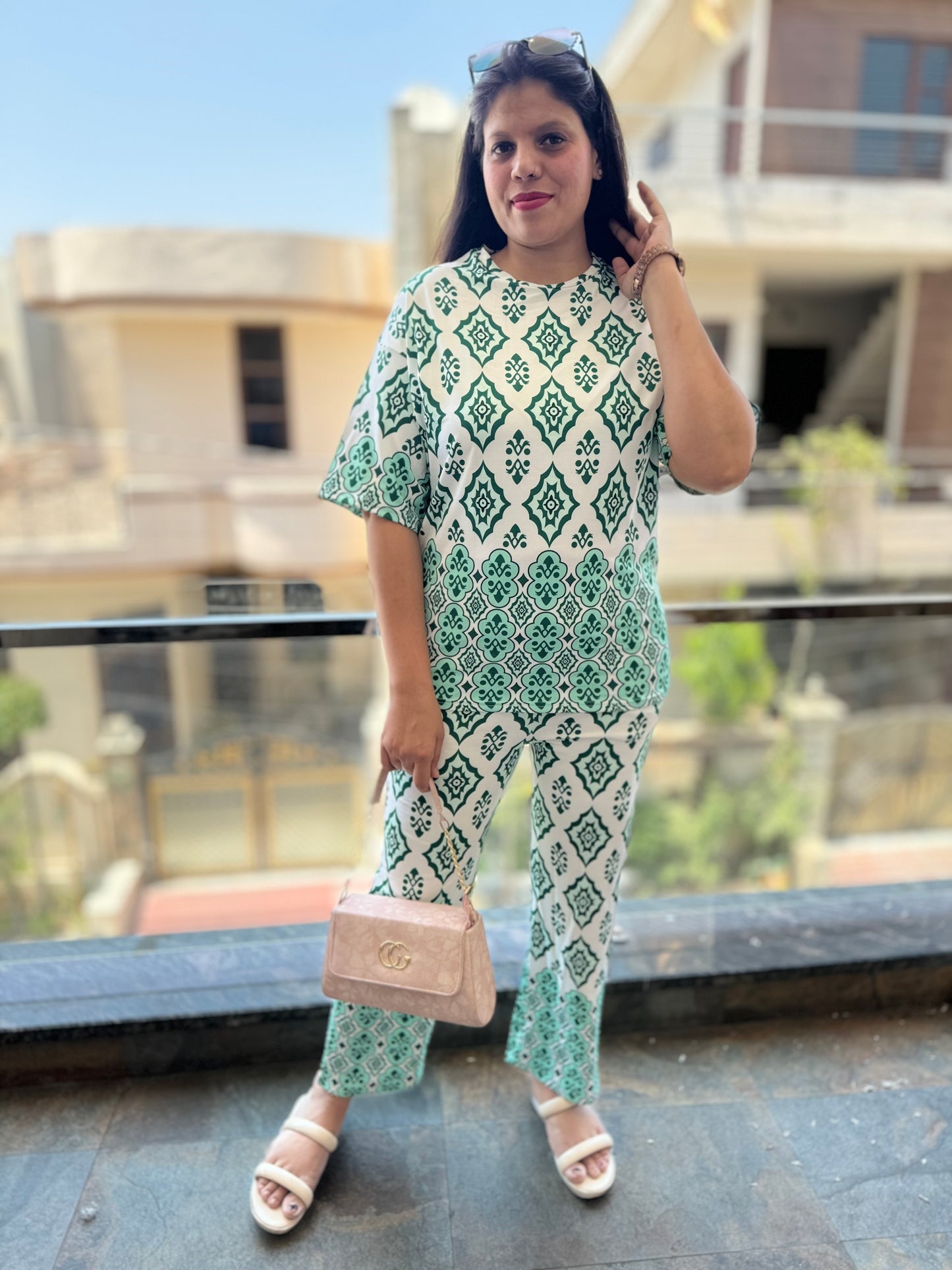 Bandhani Print Cordset