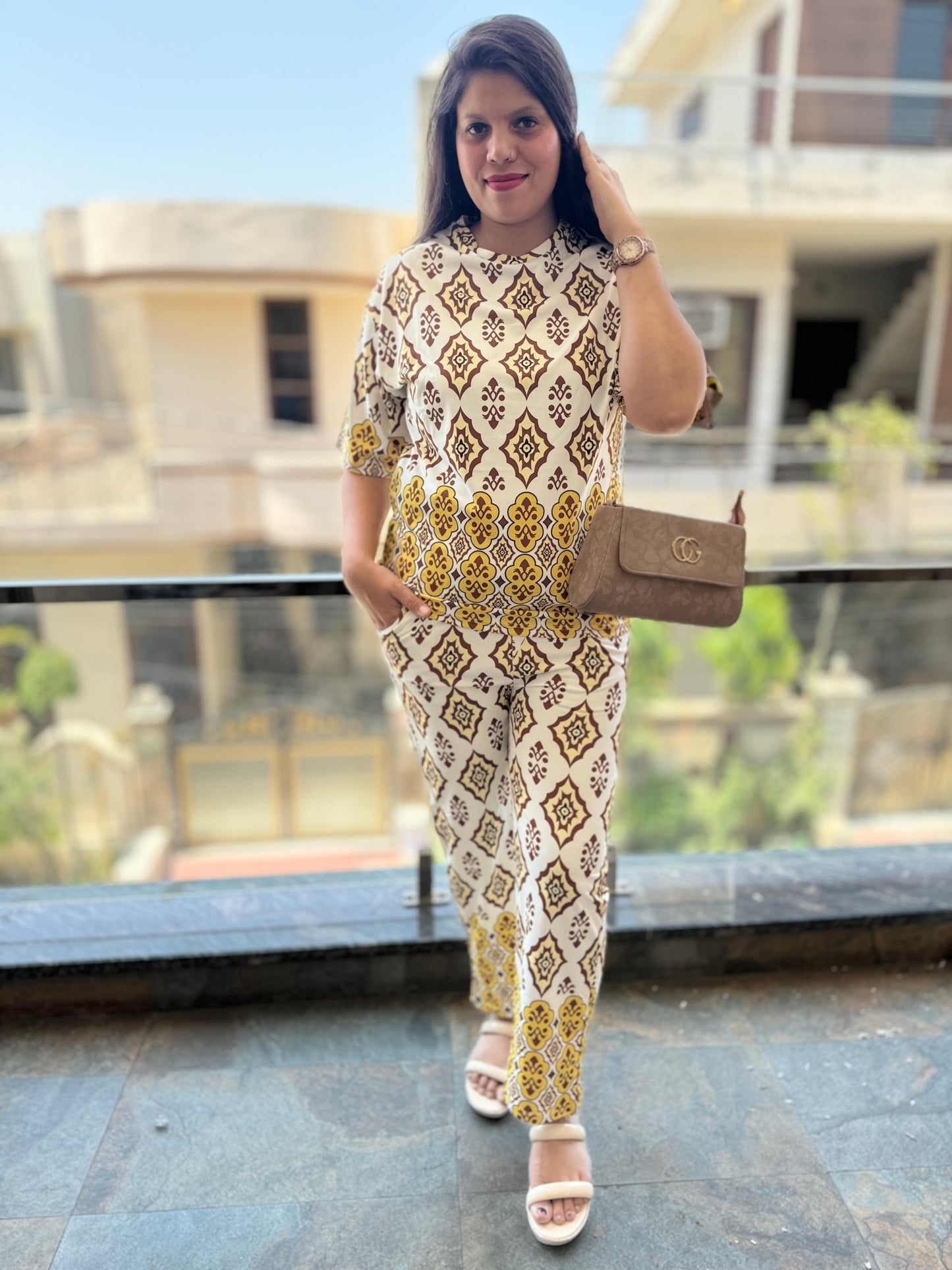 Bandhani Print Cordset