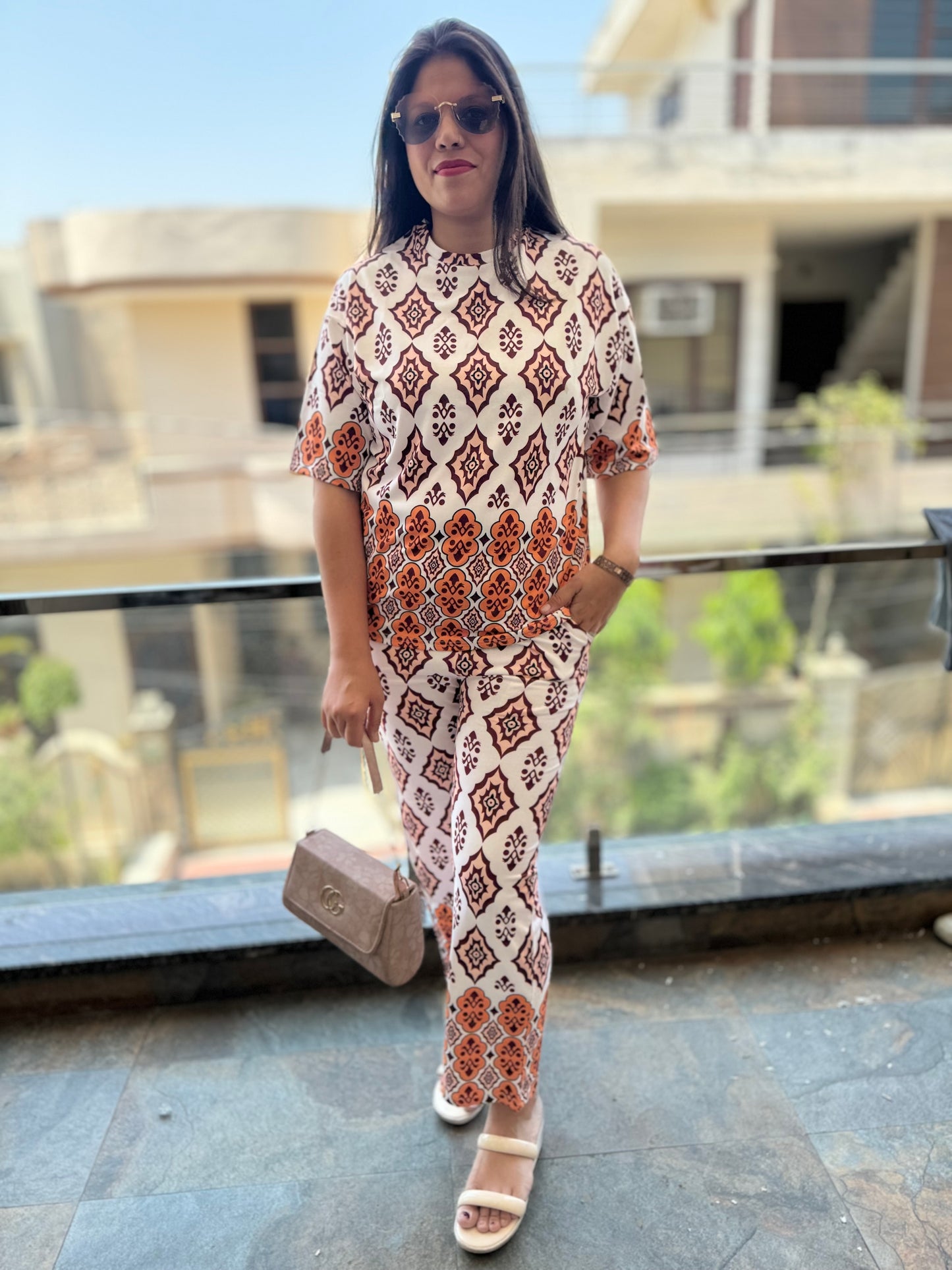 Bandhani Print Cordset