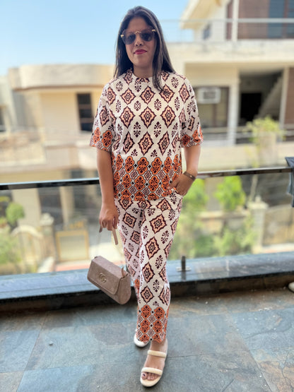 Bandhani Print Cordset