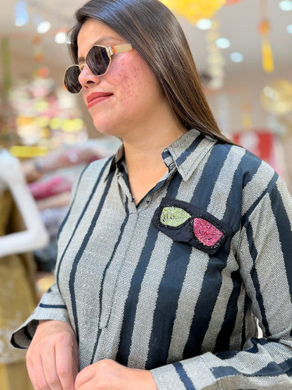 BOSS BABE GRAPHIC CORDSET