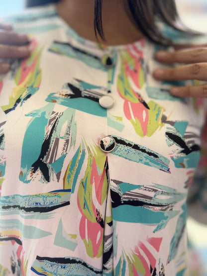 Abstract Print Top