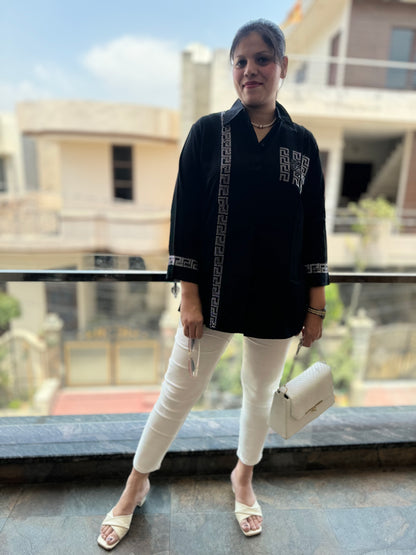 IndiPehnawa Trendy Sirvoski Shirt