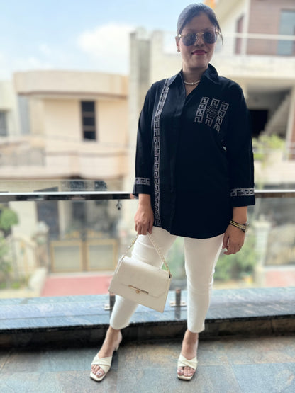 IndiPehnawa Trendy Sirvoski Shirt